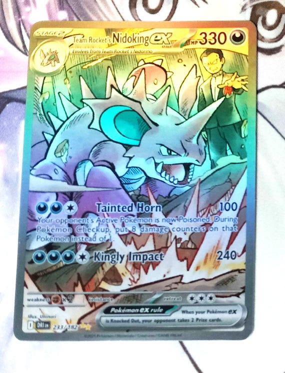 Team Rocket's Nidoking Ex - 233/182 - SV10: Destined Rivals (DRI