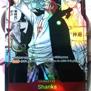 Manga Rare Shanks OP09-004 Proxy One Piece Card Game