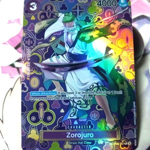 Zoro Sp Card - Etsy