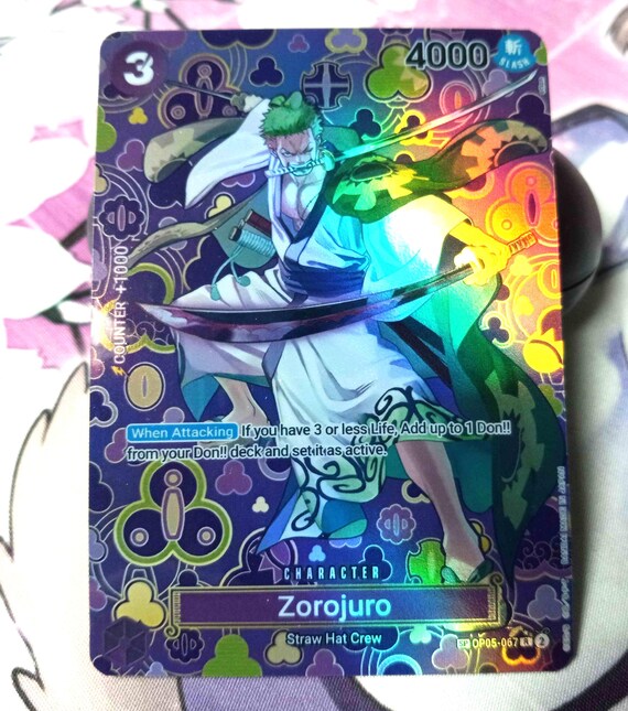 Zorojuro Zoro-juurou OP05-067 SP Proxy One Piece Card Game - Etsy