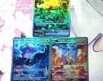 Gouging Fire Raging Bolt Walking Wake Ex Ancient Full Art 204/162 205/162 208/162 Proxy Temporal Forces Pokemon