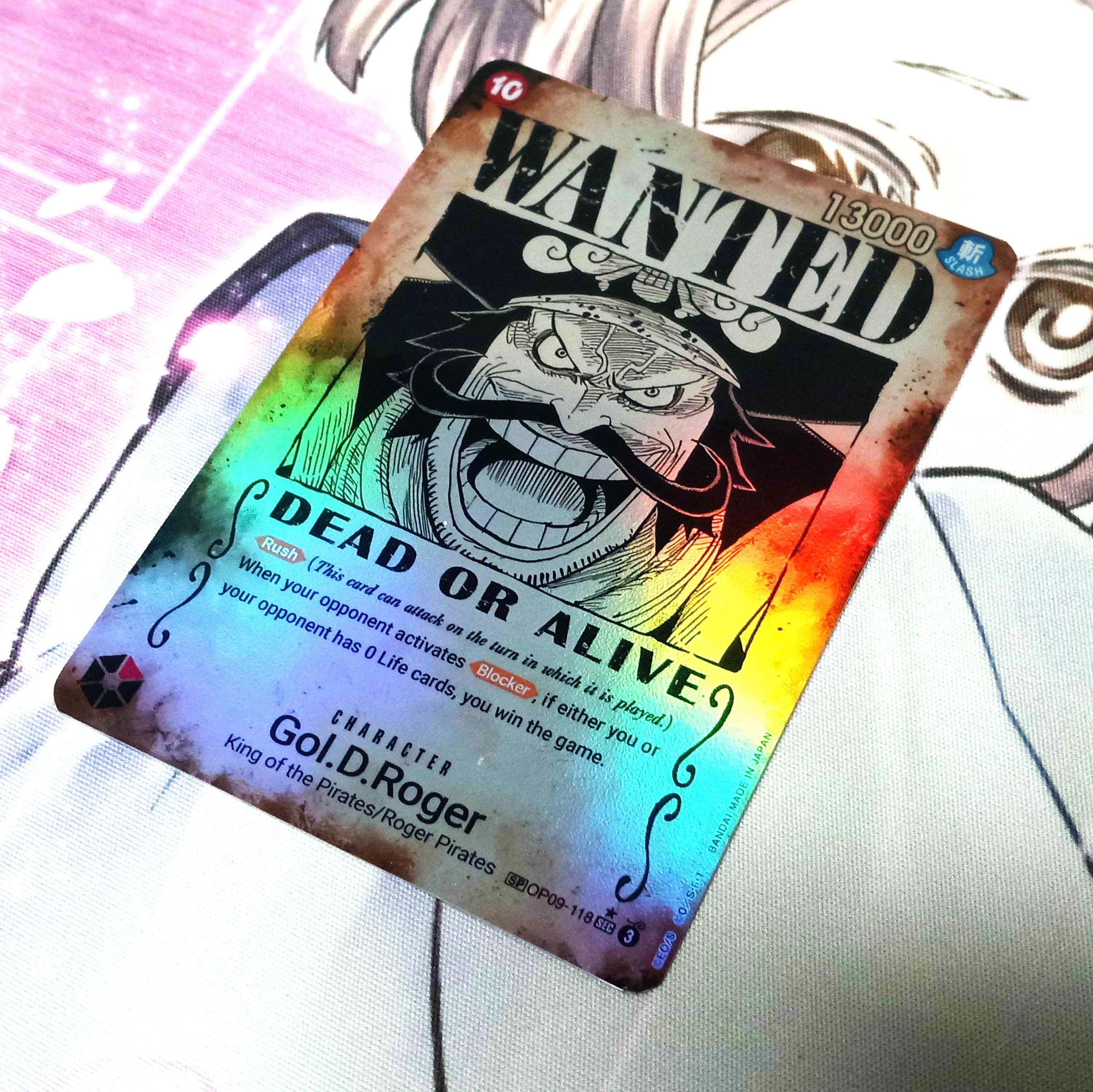 Wanted Gol D Roger OP09-118 SP Art Proxy One Piece - Etsy
