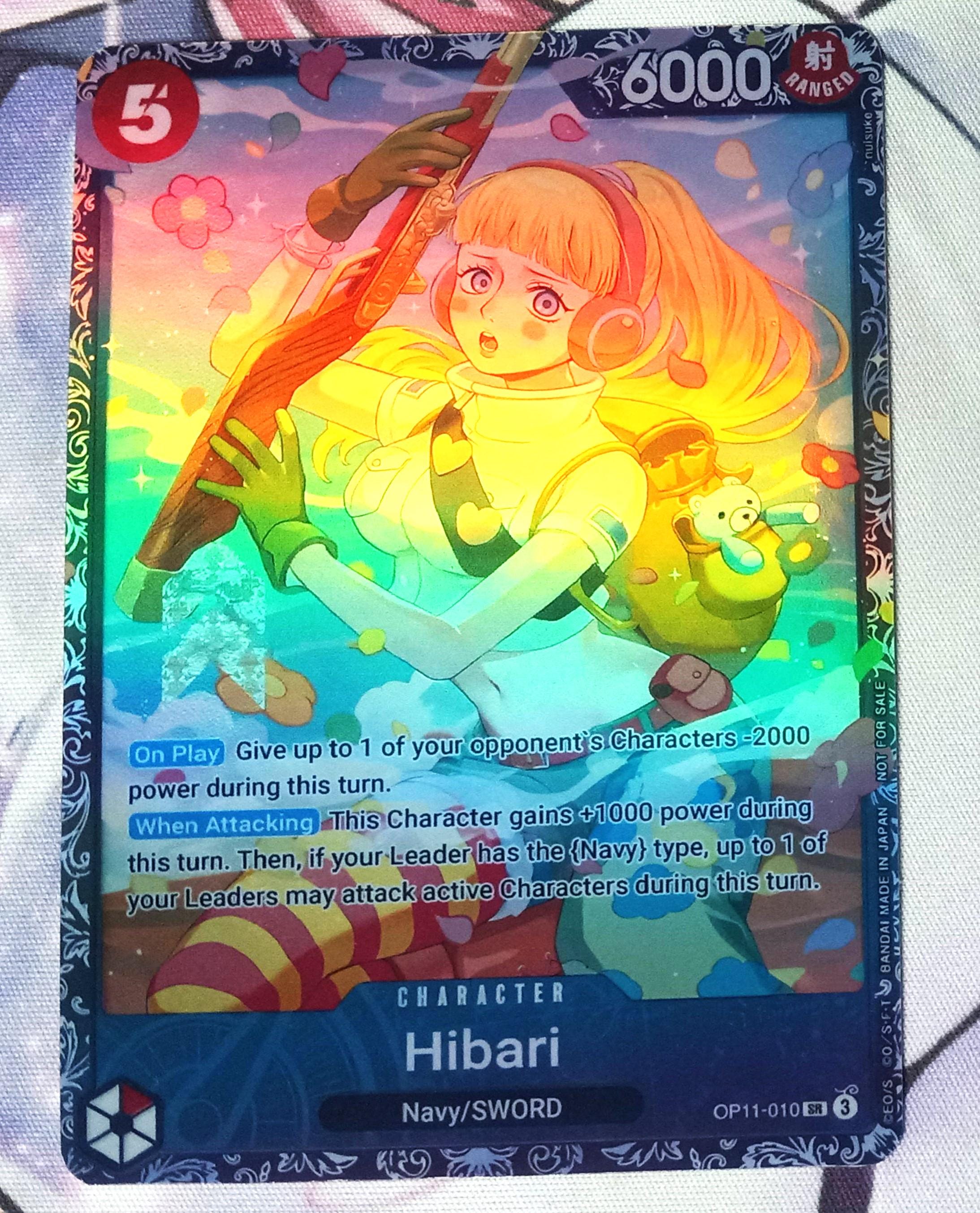 Hibari Championship OP11-010 Alt Art Proxy One Piece - Etsy