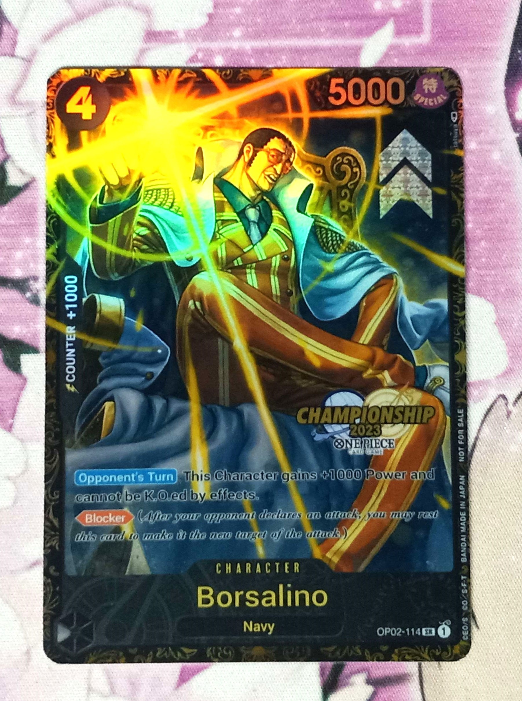 Proxy Borsalino Championship 2023 OP02-114 Alt Art One Piece