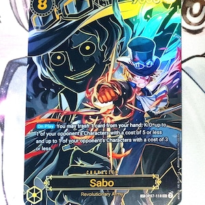 Sabo OP07-118 SP Proxy/Orica One Piece Card Game