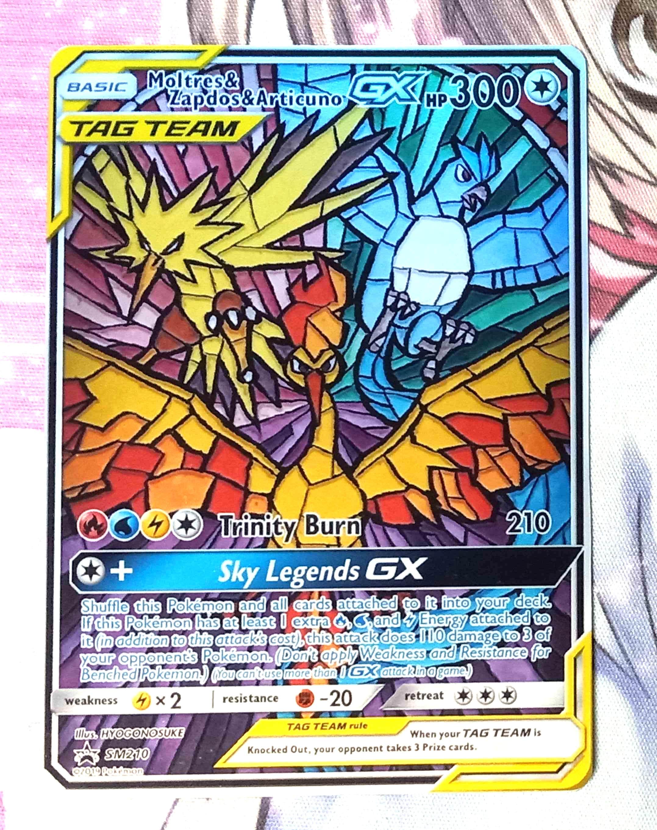 Moltres & Zapdos Articuno GX SM210 - SM Promos Proxy Pokemon TCG