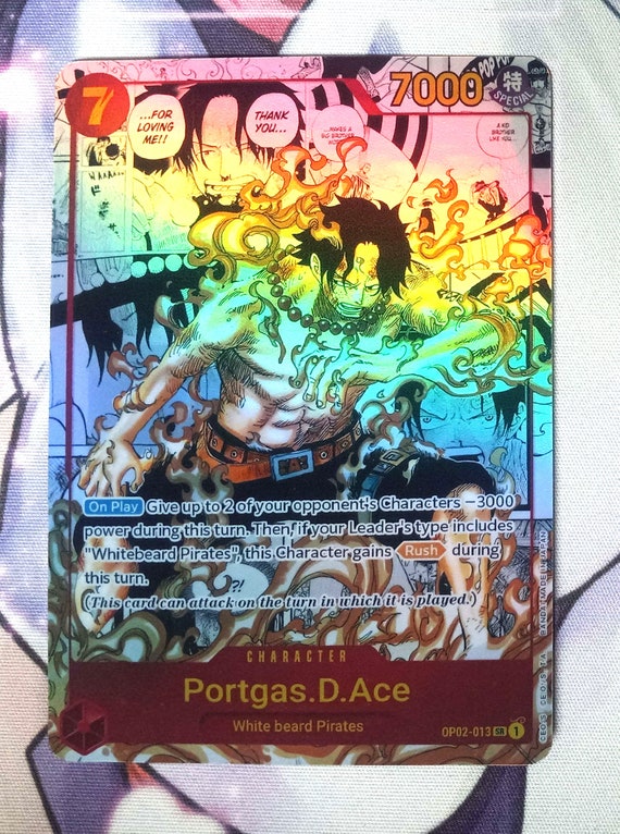 Proxy Portgas D Ace OP02-013 Manga Rare One Piece - Etsy