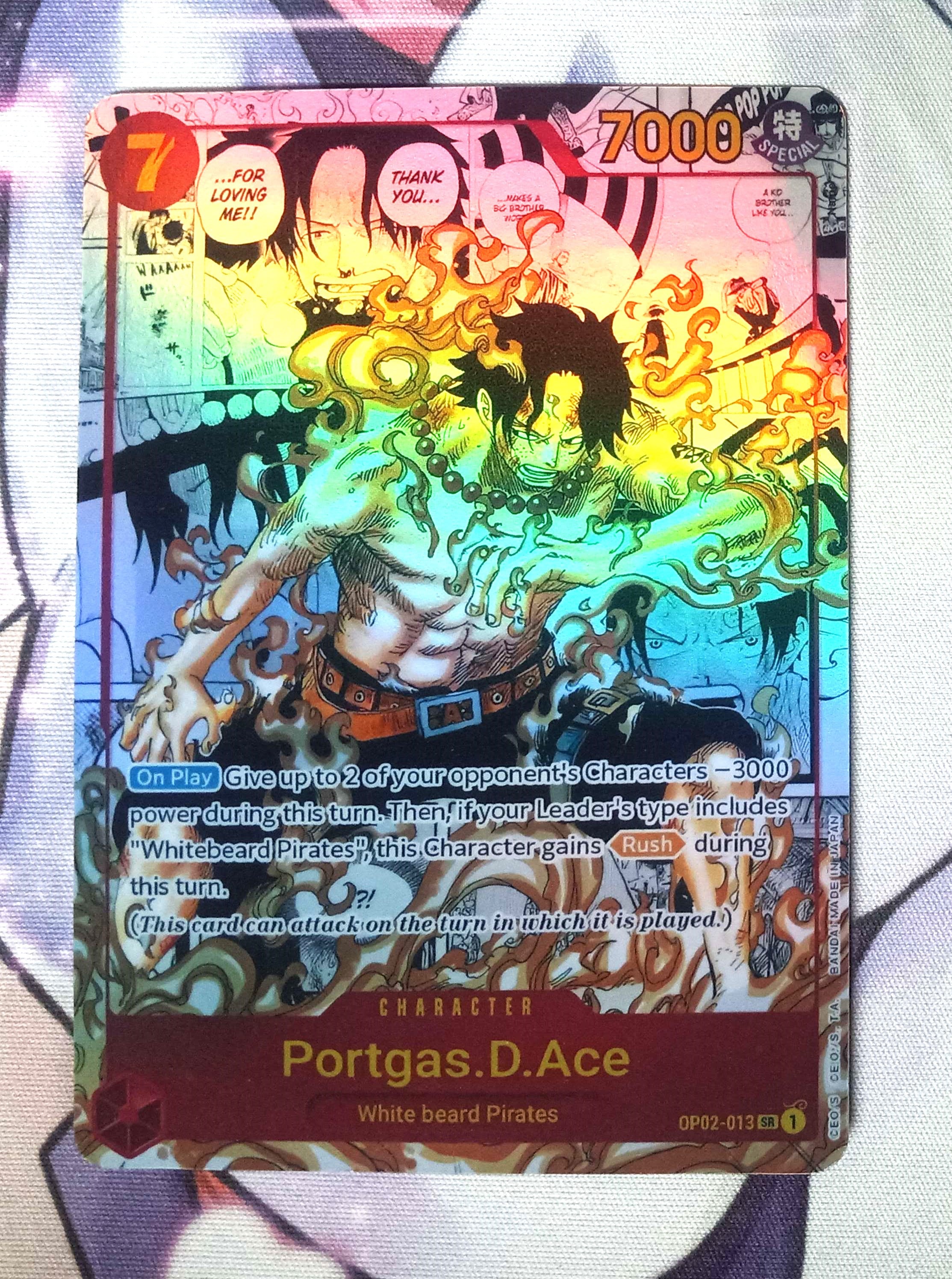 Proxy Portgas D Ace OP02-013 Manga Rare One Piece - Etsy
