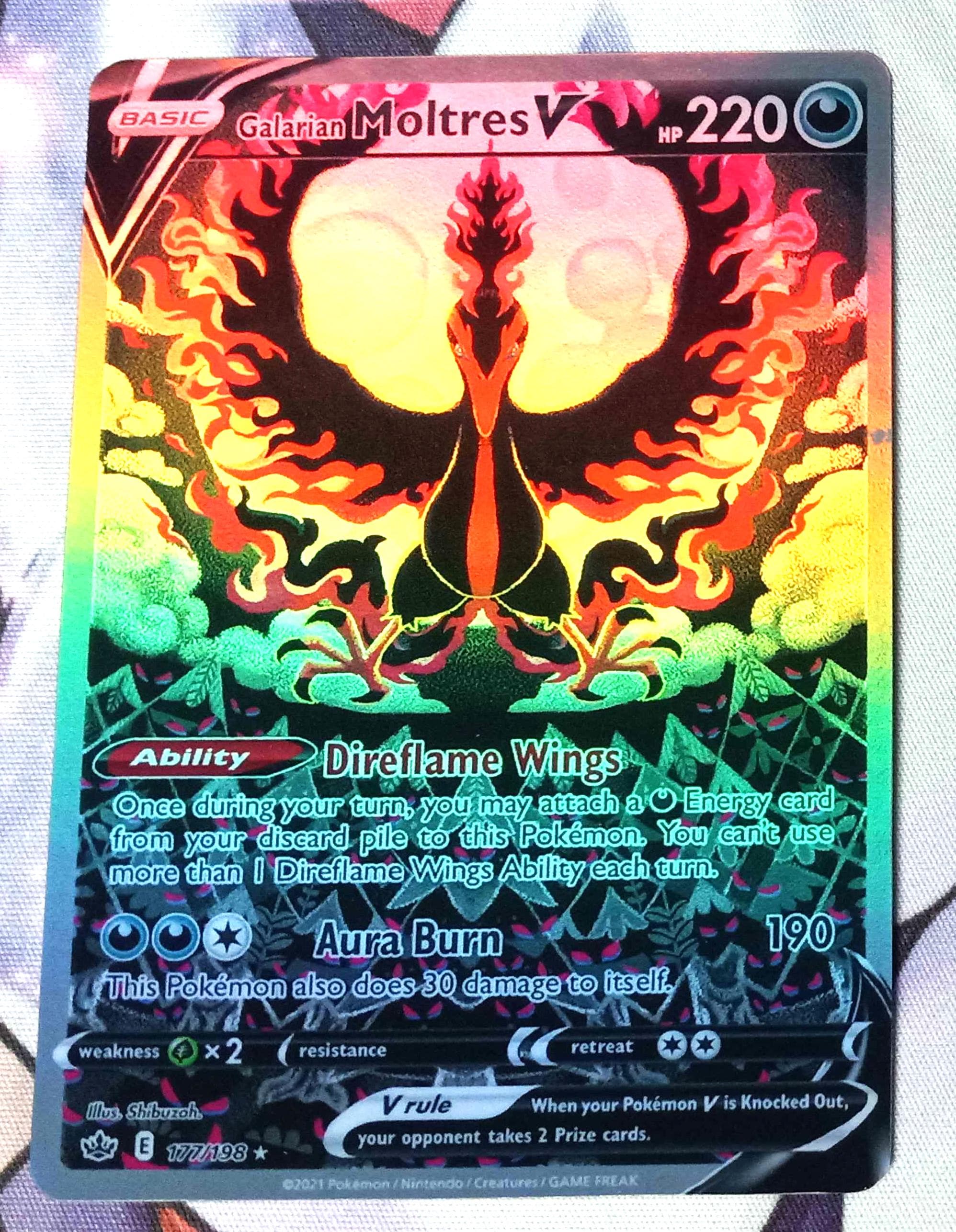Galarian Moltres V - Etsy