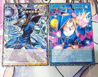Mago Oscuro - Sirviente del Faraón - Ilustración completa Overframe Yugioh Proxy