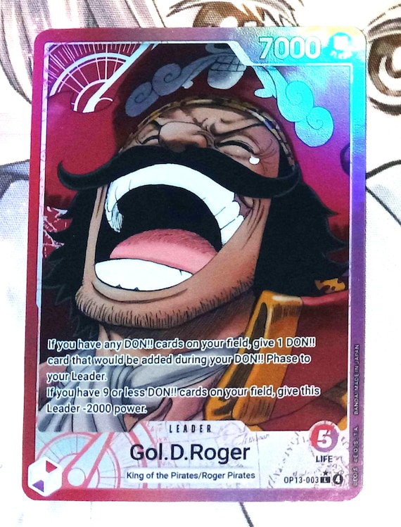 Gol D Roger OP13-003 Proxy One Piece Card Game - Etsy