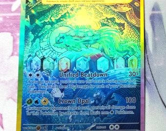 Terapagos EX Tera Alt Art 170/142 Proxy Corona Estelar Pokémon TCG