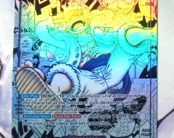 Proxy Manga Rare Monkey D Luffy OP05-119 One Piece