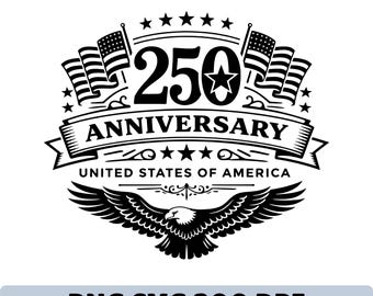 America 250 USA Anniversary SVG PNG