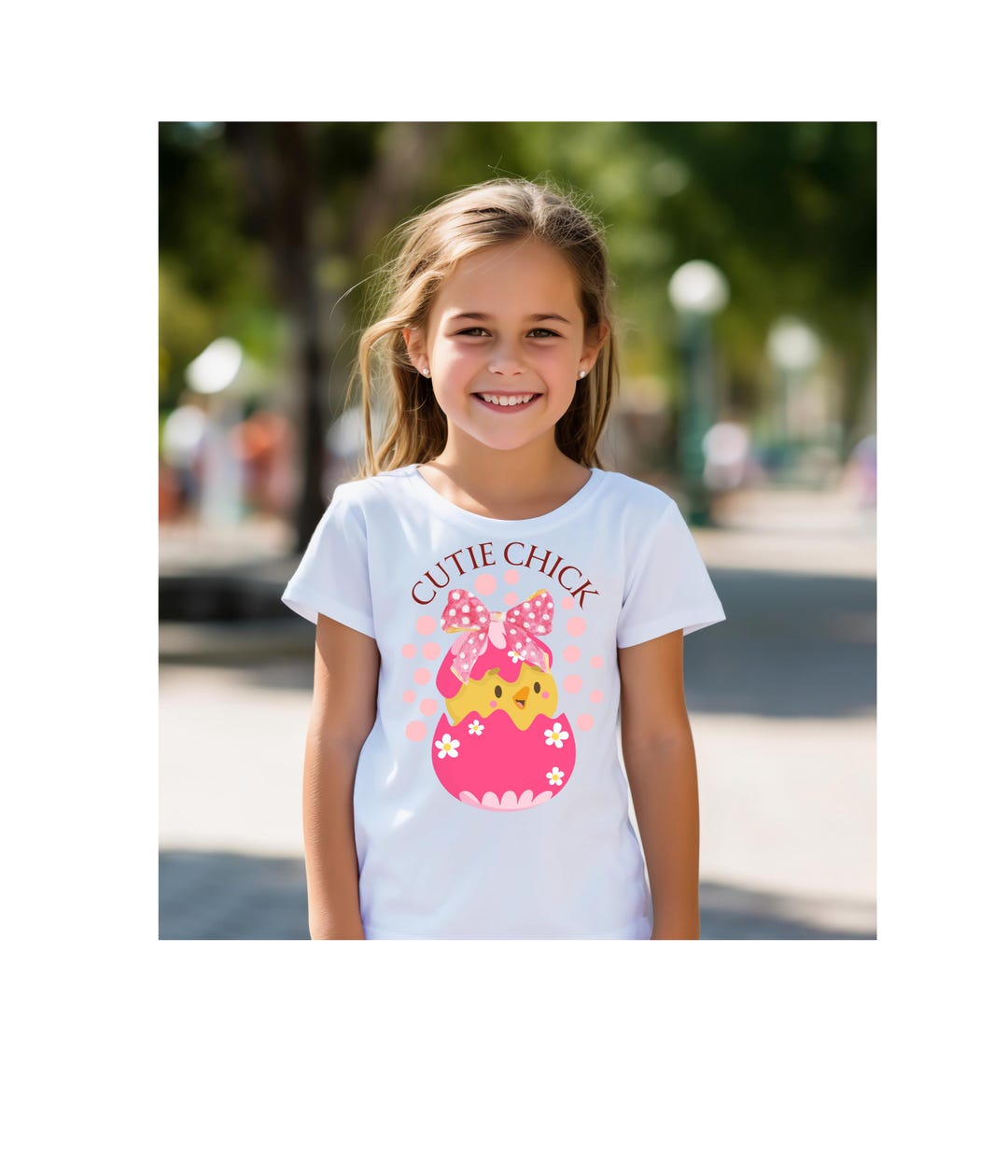Cutie Chick Spring Pink and Yellow, PNG Sublimation Design, Baby Chick ...