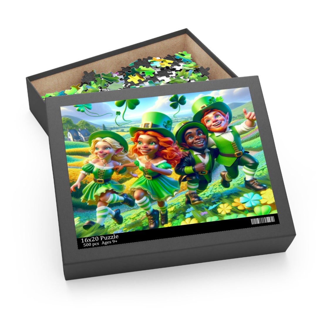 Leprechaun Jigsaw Puzzles for Kids, Puzzles for Kids, Puzzles Games ...