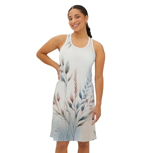 Racerback Tank, Racerback Tank Kleid, Racerback Kleid, Kleid für Party, Tie-Dye-Kleidung, Tie-Dye-Kleid für Frauen, Strandkleid