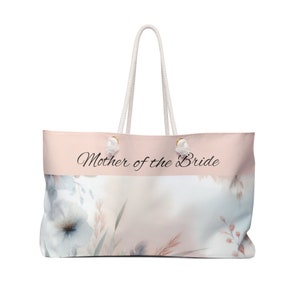 Large Floral Weekender Bag for Women, Bridesmaid Gift, Summer Tote Carry On