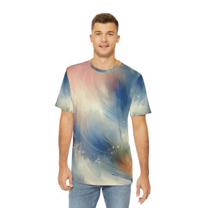 Colourful Men T Shirt, Best Seller, Gift Idea, 2024 Trending Tee, Spring Summer Shirt