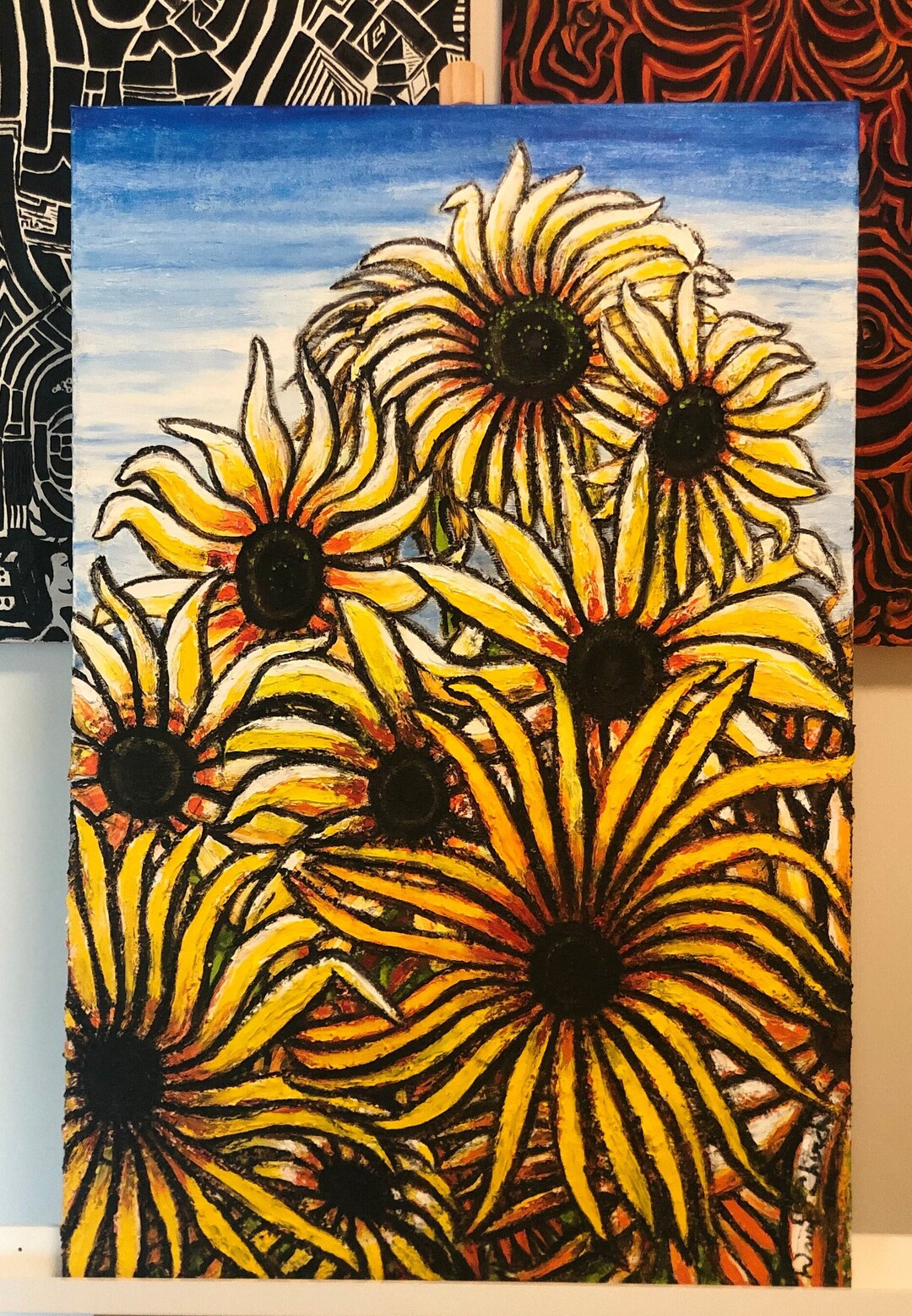 Original Oil Painting. Canadian Artist. David Church. Ukraine. Etsy