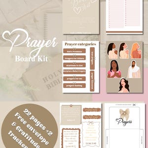 Prayer Board Kit 2025, Printable Prayer Board Party Kit, Prayer Requests, Prayer Envelopes, Prayer Board Headers, Prayer Board Starter Kit