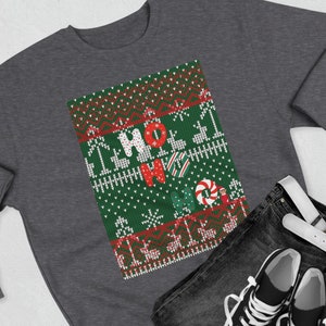 Ugly Christmas Sweater | Festive Holiday Pullover | Warm and Stylish Winter Apparel | Ho Ho Ho Ugly Sweater
