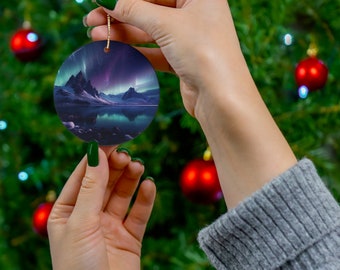 2026年 ハッピーニューイヤーオーナメント | エレガントなミント