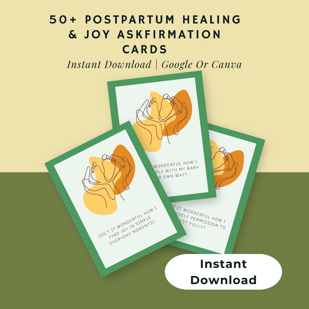 Postpartum Healing Askfirmations | Printable Isnt It Wonderful ...