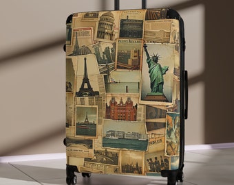 Wanderlust Vintage-Gepäck | Vintage Koffer | Reisezubehör