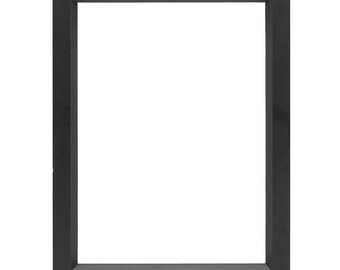 Black Color Wood Picture Frame, Thin Frame, Modern Simple Frame, Handmade Custom Frame, Wall Decor, 5x7 8x10 11x14 up to 32x40