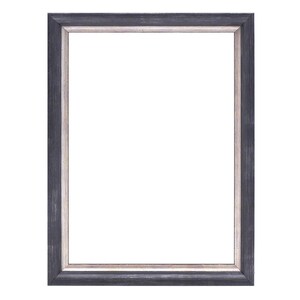 Black and Silver Wood Picture Frame, Handmade Custom Frame, Modern Frame, Wall Decorations Wall Hangings, 5x7 8x10 11x14 up to 32x40