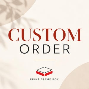 Special Order | Custom Size Picture Frame | Select Your Quoted Price