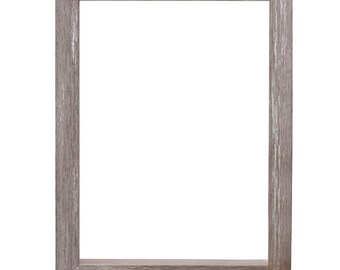 Brown Barn Wood Picture Frame, Rustic Distressed Frame, Handmade Custom Frame, Wall Decor, Wall Hangings, 5x7 8x10 11x14 up to 32x40