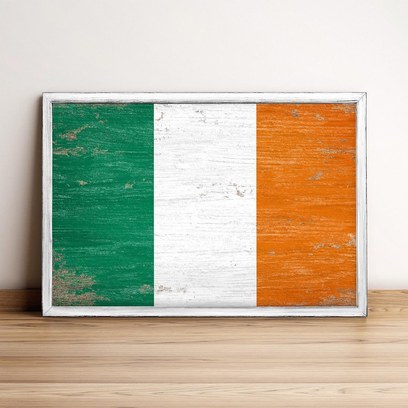 Wood Irish Flag - Etsy