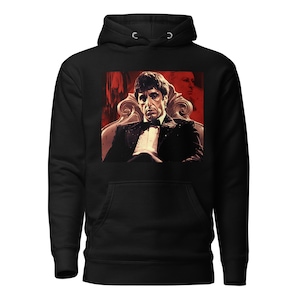 SCARFACE Hoodie Extreme Close-up Angry Tony Montana Al SCARFACE Hoodie Extreme Close-up Angry Tony Montana Al