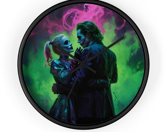 Joker & Harley Wall Clock
