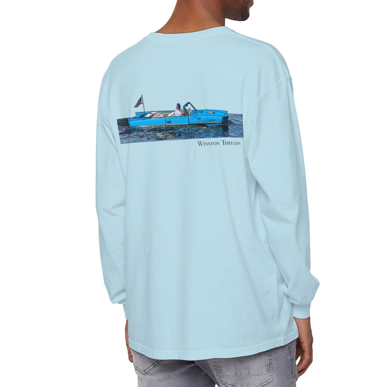 Amphicar Men's Fitted Short Sleeve Tee by Classic Boater Amphicar Men's Fitted Short Sleeve Tee by Classic Boater