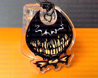 INK DEMON- Bendy and the Ink Machine Keychain: 2.5" Double-Sided Acrylic Charm (BATIM)