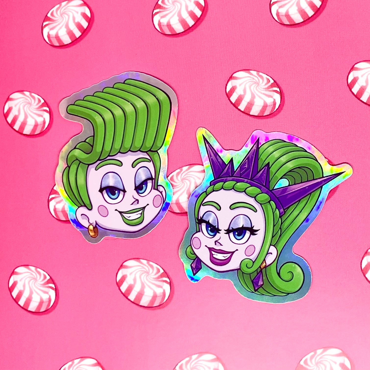 Velvet and Veneer Trolls 3 Sticker Pack: 2