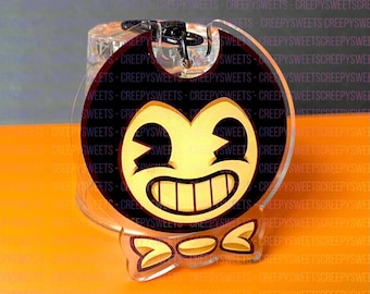 BENDY- BATIM Keychain 2.5" Double-Sided Acrylic Charm (Bendy and the Ink Machine)