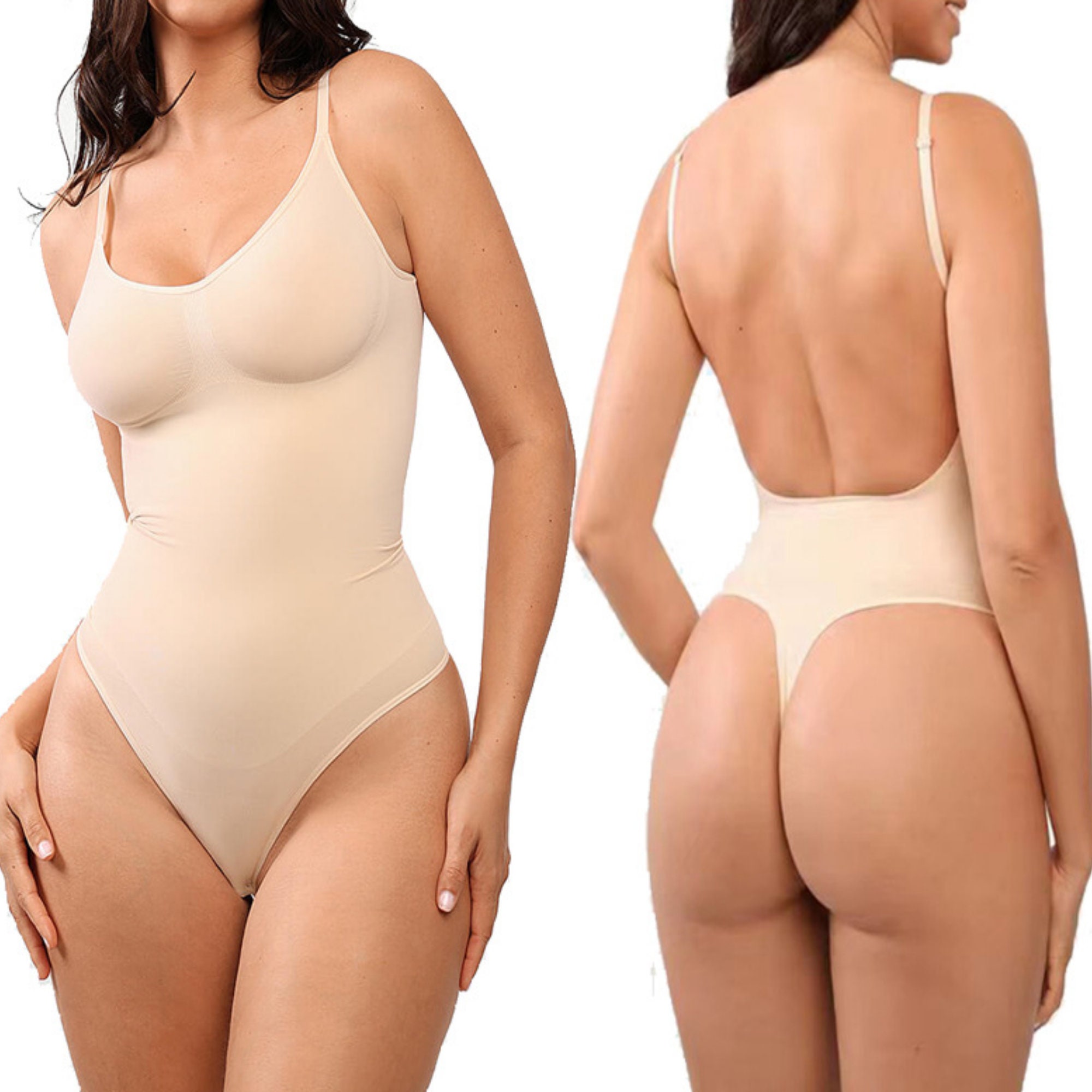 Buy SPANX® Shaping Satin Tummy Control Thong Bodysuit from Next Spain