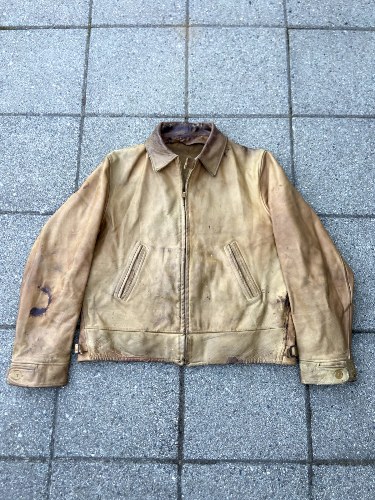 LEVIS LVC CLOTHING Horsehide Leather Jacket Brown Size 40 VINTAGE Japan Used