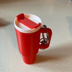tumbler keychain and chapstick holder