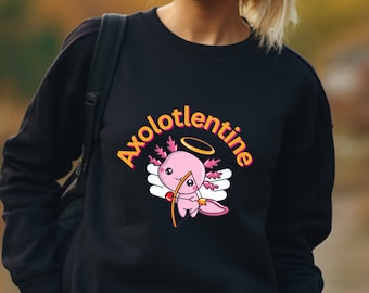 Axolotl T shirt, Anime Sweatshirt Axolotl, Axolotl Birthday Shirt, Axolotl Gifts, Animal Lover Sweatshirt, Cute Axolotl Shirt, Gifts for Her