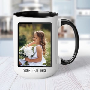 Personalized Photo Coffee Mug, Mug With Picture, Custom Coffee Cup, Personalized Mug With Picture, Custom Photo Mug, Gift for Her/Him