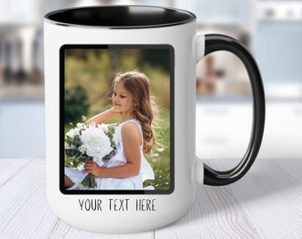 Personalized Photo Coffee Mug, Mug With Picture, Custom Coffee Cup, Personalized Mug With Picture, Custom Photo Mug, Gift for Her/Him