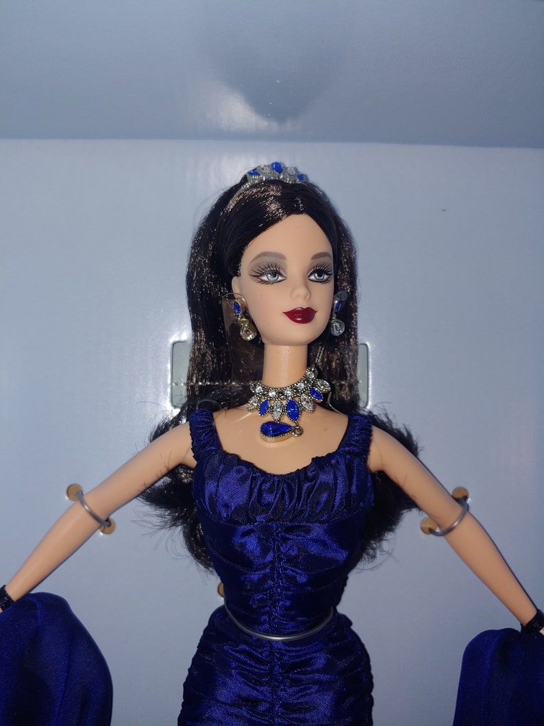 Queen of Sapphires Barbie Doll Etsy