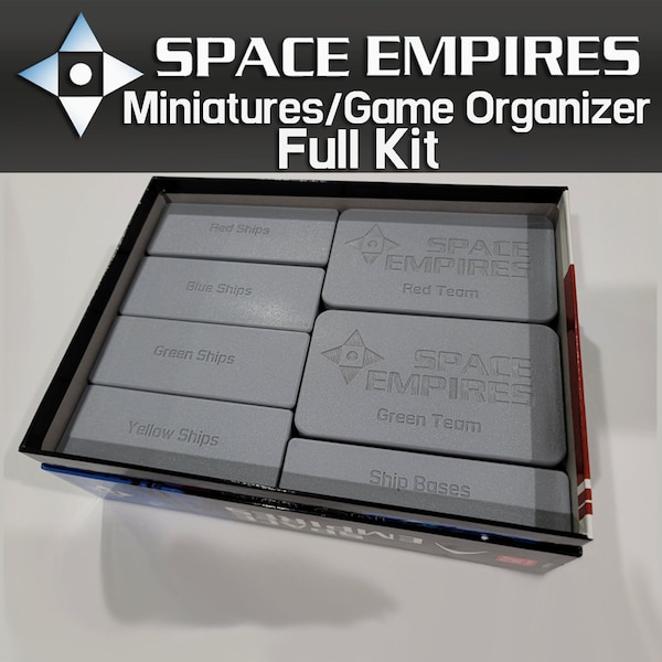 Tile Organizer Boxes / Ship Miniatures - Full Kit - Space Empires 4X