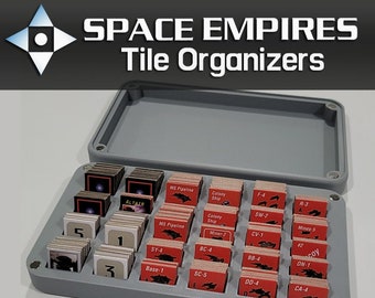 Tile Organizer Boxes w/ Magnetic Lids - Space Empires 4X