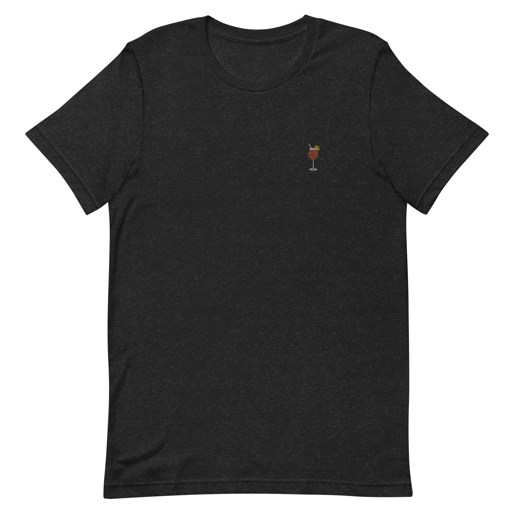Aperol Spritz Embroidered Unisex Pocket T Shirt - Etsy